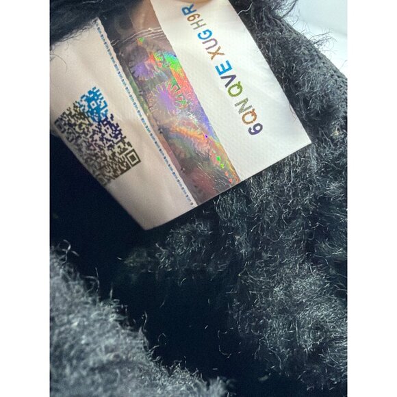 UGG Classic Ultra Mini Platform Boots Black Suede Winter Booties Women Size 5 - Picture 9 of 12